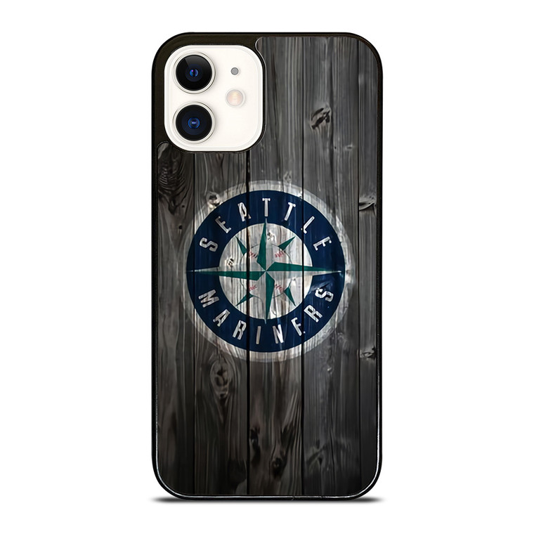 SEATTLE MARINERS WOODEN LOGO  iPhone 12 Case Cover