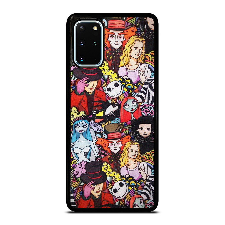 TIM BURTON HORROR MOVIE COLLAGE Samsung Galaxy S20 Plus Case Cover