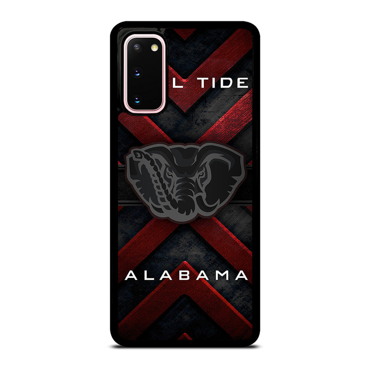 ALABAMA CRIMSON ROLL TIDE METAL EMBLEM Samsung Galaxy S20 Case Cover