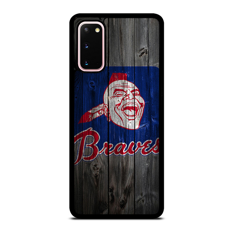 ATLANTA BRAVES BASEBALL WOODEN SYMBOL Samsung Galaxy S20 Case Cover