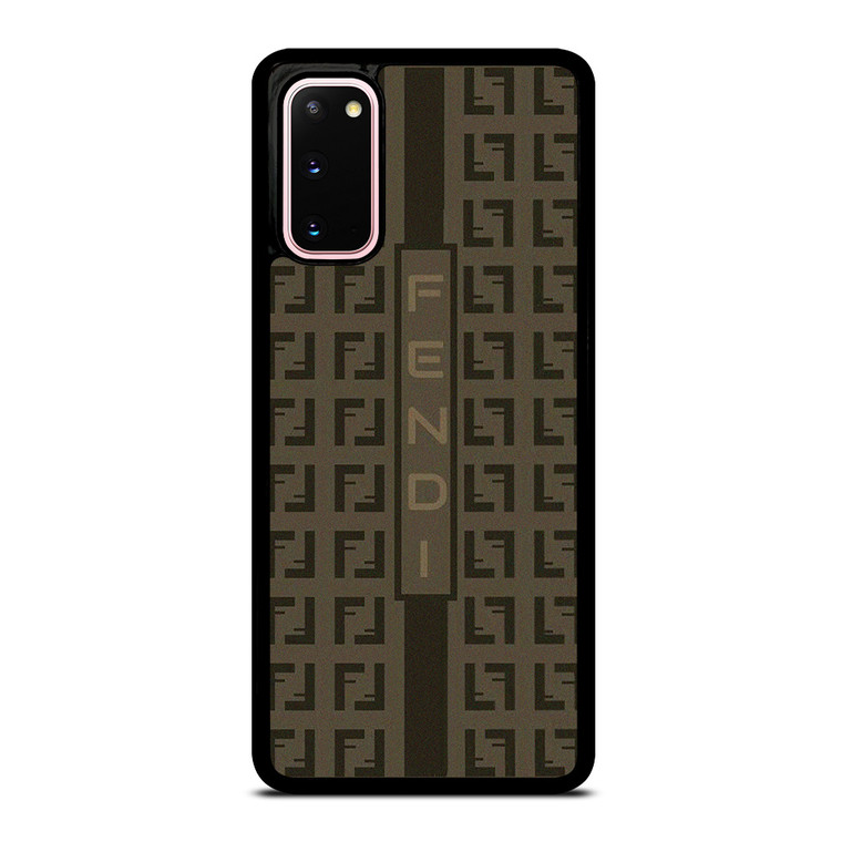 FENDI ROMA STRIPE LOGO Samsung Galaxy S20 Case Cover FENDI ROMA STRIPE LOGO Samsung Galaxy S20 Case Cover