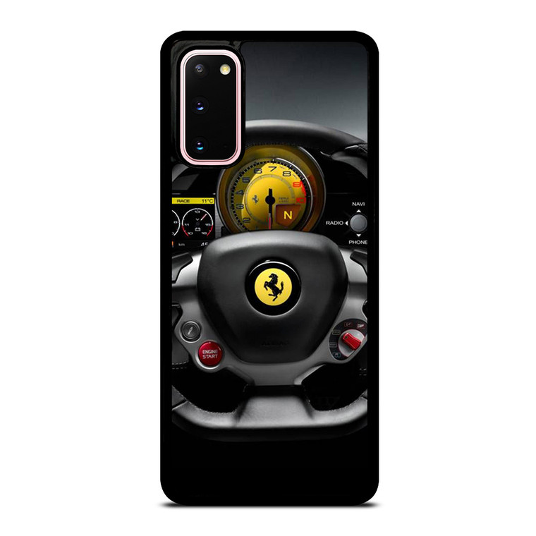FERRARI BELLISSIMA STEERING WHEEL Samsung Galaxy S20 Case Cover