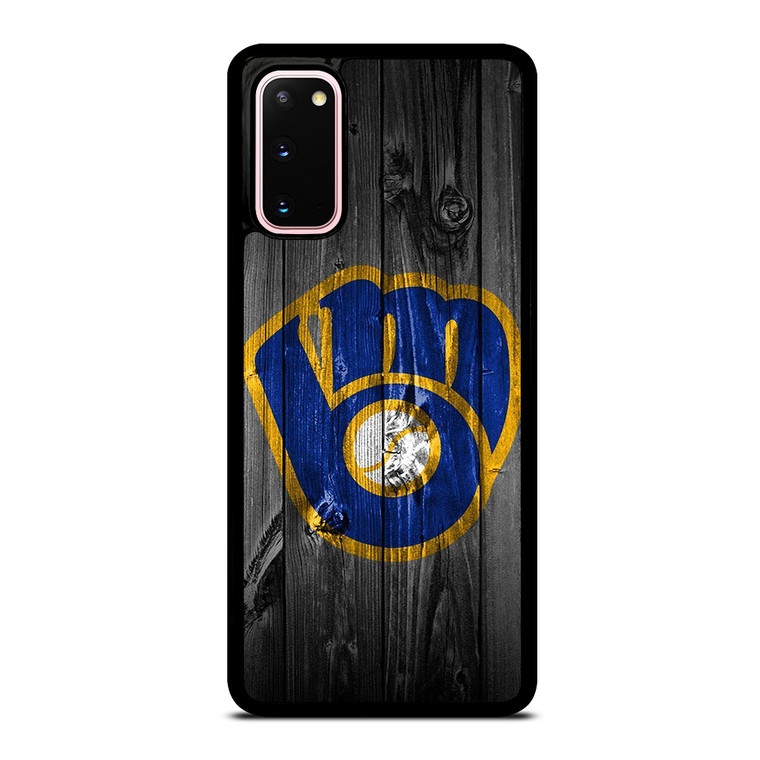 MILWAUKEE BREWERS BASEBALL WOOD LOGO Samsung Galaxy S20 Case Cover