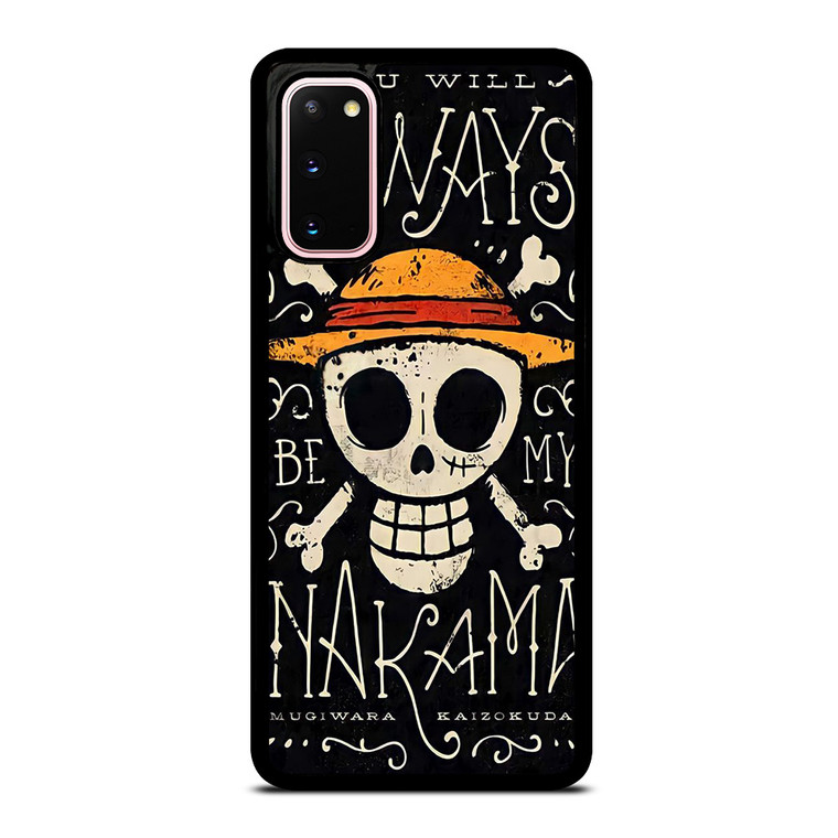 NAKAMA ONE PIECE ANIME Samsung Galaxy S20 Case Cover NAKAMA ONE PIECE ANIME Samsung Galaxy S20 Case Cover