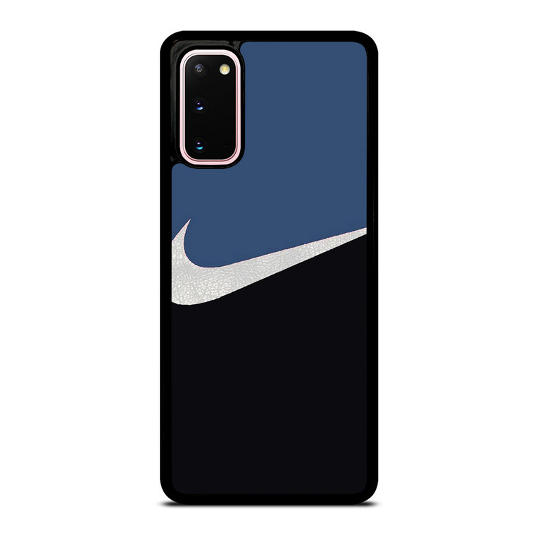 NIKE SWOOSH BLUE BLACK Samsung Galaxy S20 Case Cover