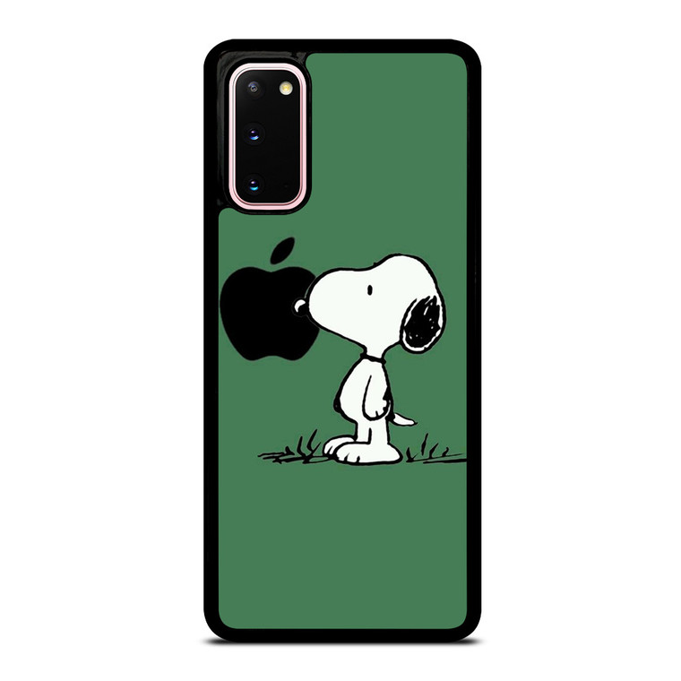 PEANUTS SNOOPY DOG APPLE LOGO Samsung Galaxy S20 Case Cover PEANUTS SNOOPY DOG APPLE LOGO Samsung Galaxy S20 Case Cover