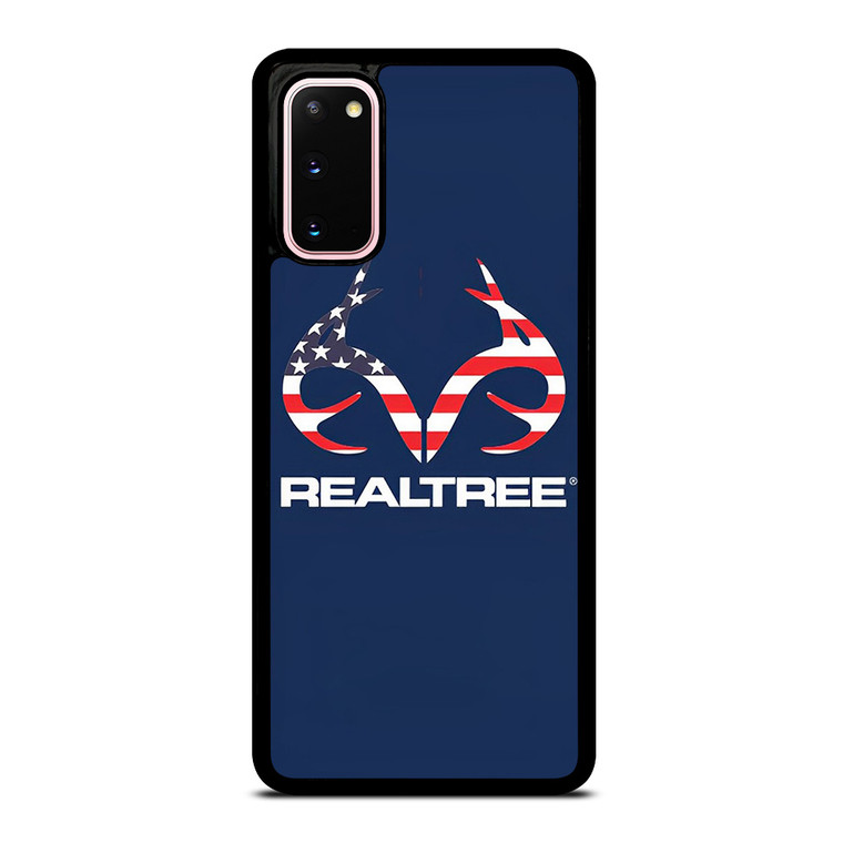 REALTREE USA FLAG LOGO Samsung Galaxy S20 Case Cover REALTREE USA FLAG LOGO Samsung Galaxy S20 Case Cover