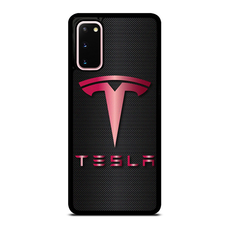 TESLA PINK CARBON Samsung Galaxy S20 Case Cover