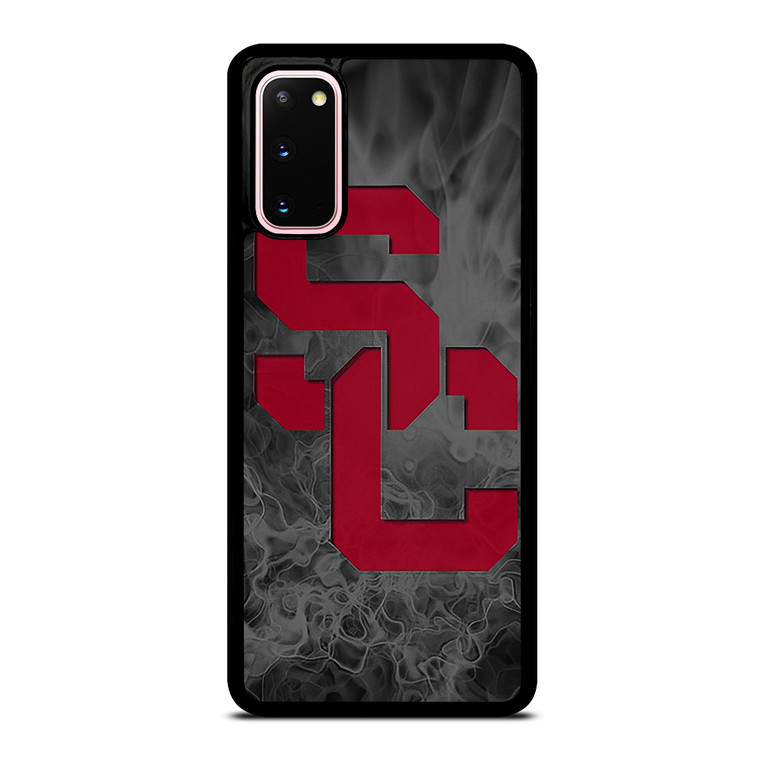 USC TROJANS FOOTBALL SMOKED LOGO Samsung Galaxy S20 Case Cover