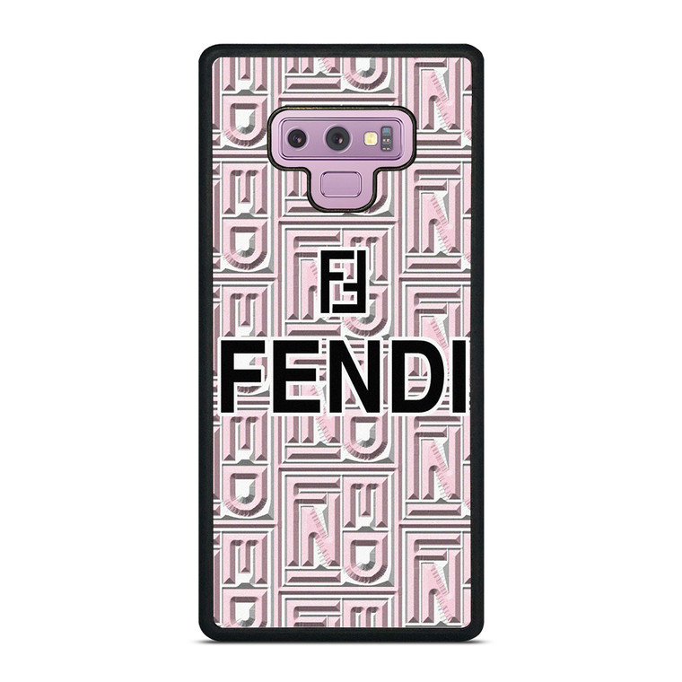 FENDI ROMA PINK PATTERN Samsung Galaxy Note 9 Case Cover