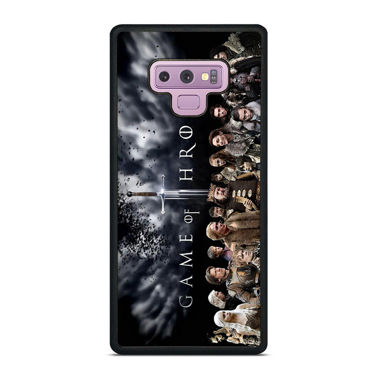 GAME OF THRONES SERIES ALL CHARACTERS Samsung Galaxy Note 9 Case Cover