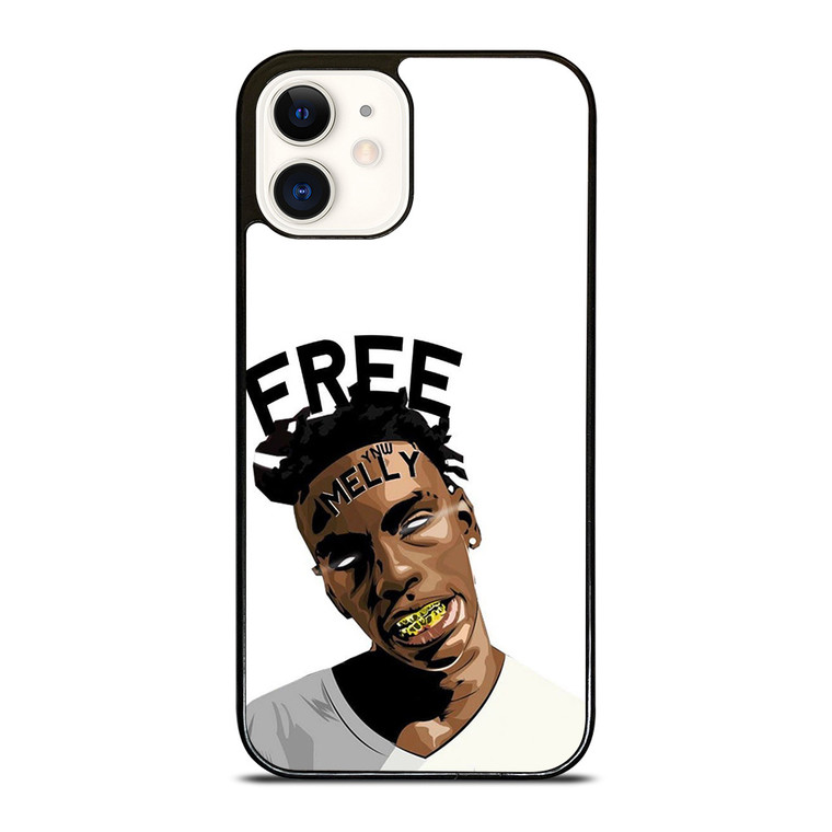 YNW MELLY RAPPER CARTOON  iPhone 12 Case Cover