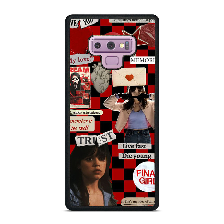 JENNA ORTEGA TARA CARPENTER SCREAM VI COLLAGE Samsung Galaxy Note 9 Case Cover
