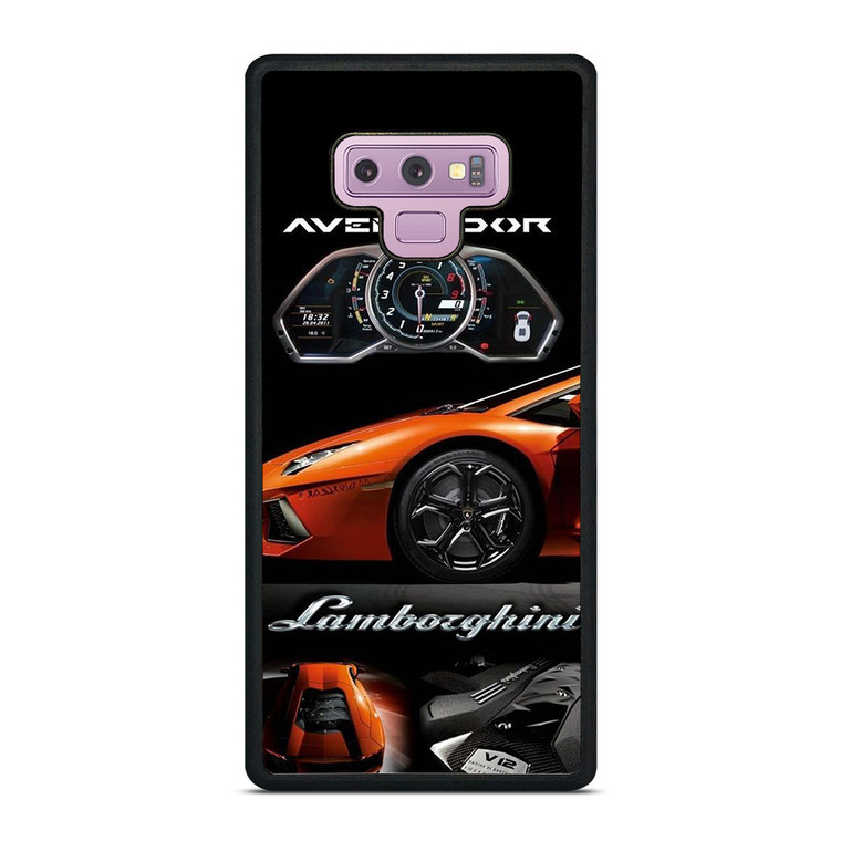 LAMBORGHINI AVENTADOR SUPERCAR Samsung Galaxy Note 9 Case Cover