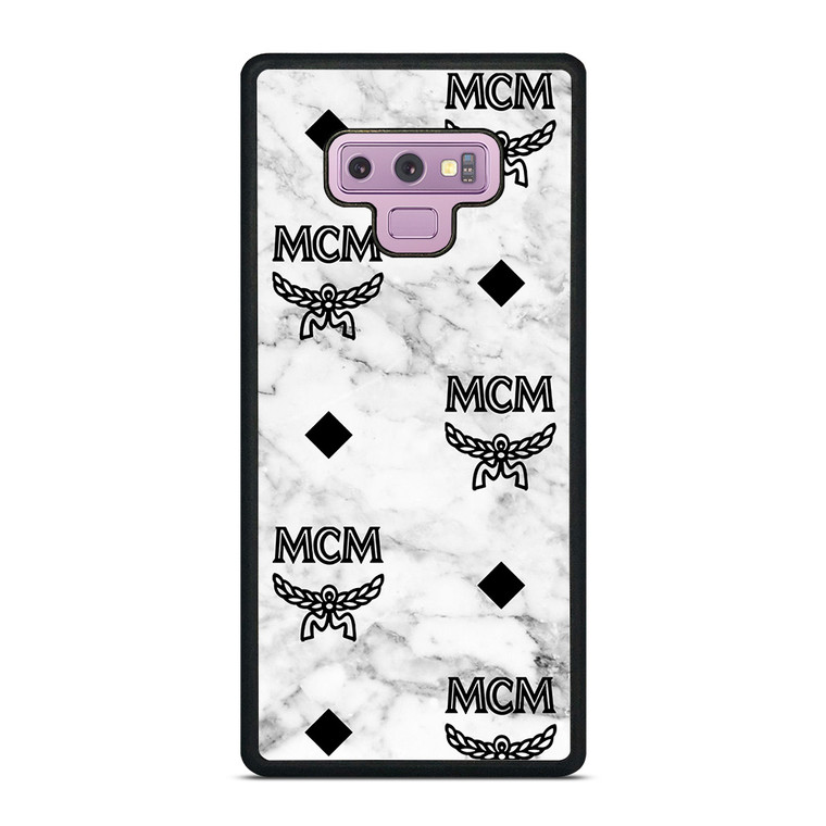 MCM WORLDWIDE WHITE MARBLE Samsung Galaxy Note 9 Case Cover