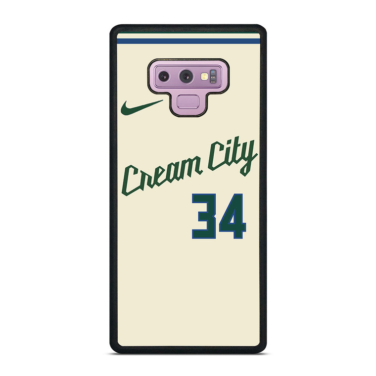 MILAUKEE BUCKS CREAM CITY NBA KIT Samsung Galaxy Note 9 Case Cover