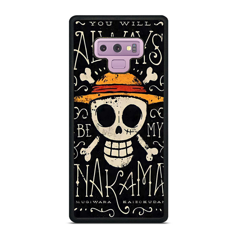 NAKAMA ONE PIECE ANIME Samsung Galaxy Note 9 Case Cover
