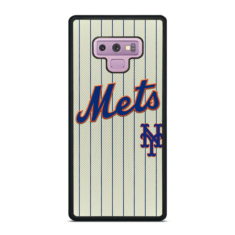NEW YORK METS BASEBALL STRIPE SYMBOL Samsung Galaxy Note 9 Case Cover