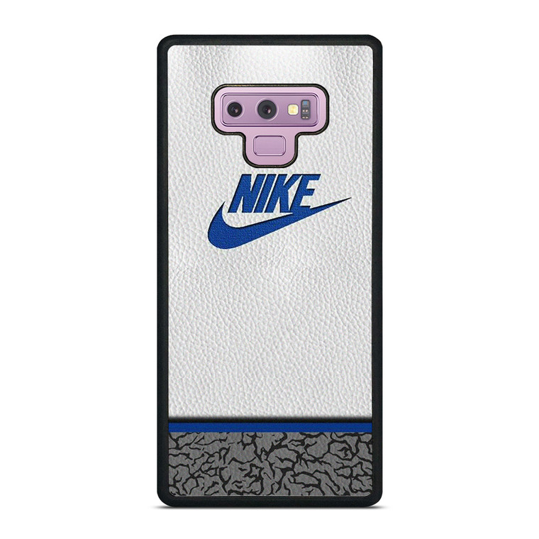 NIKE AIR JORDAN LEATHER BLUE Samsung Galaxy Note 9 Case Cover