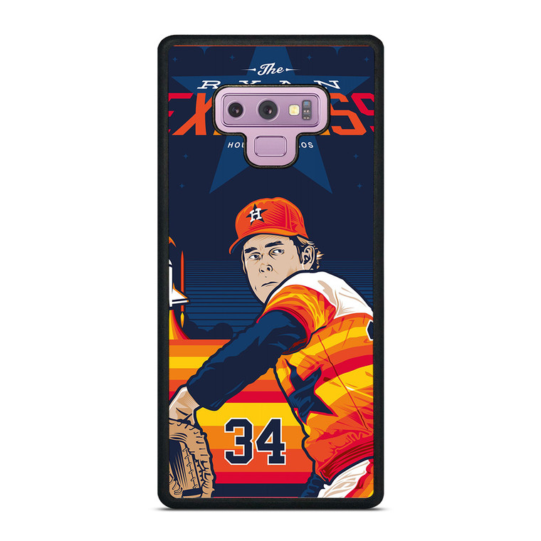 NOLAN RYAN HOUSTON ASTROS Samsung Galaxy Note 9 Case Cover