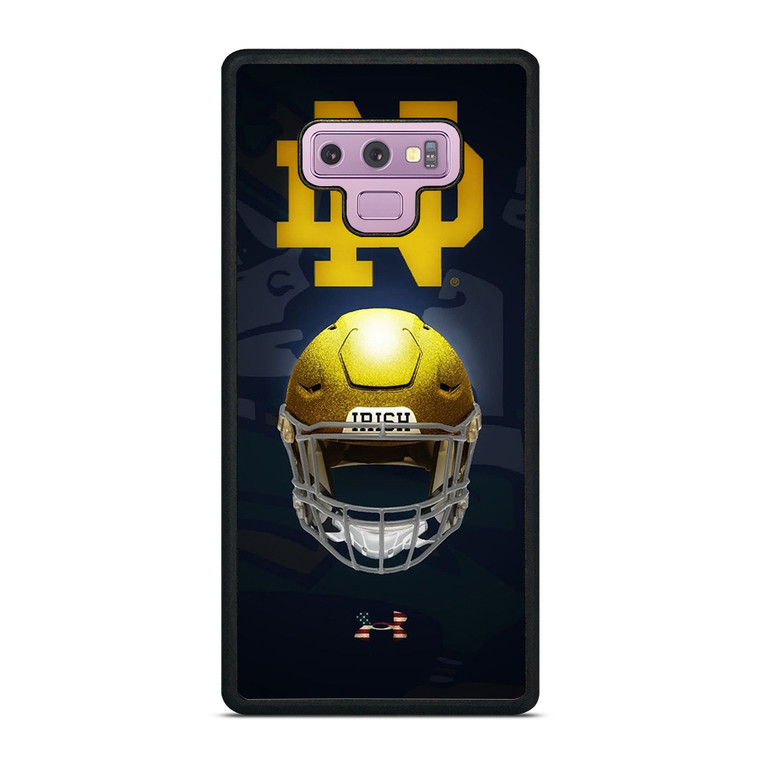 NOTRE DAME FIGHTING IRISH HELMET UNDER ARMOUR Samsung Galaxy Note 9 Case Cover