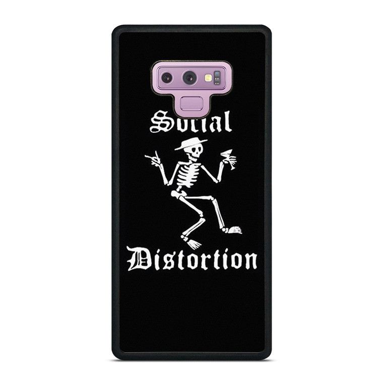 SOCIAL DISTORTION ROCK BAND SKULL SYMBOL Samsung Galaxy Note 9 Case Cover