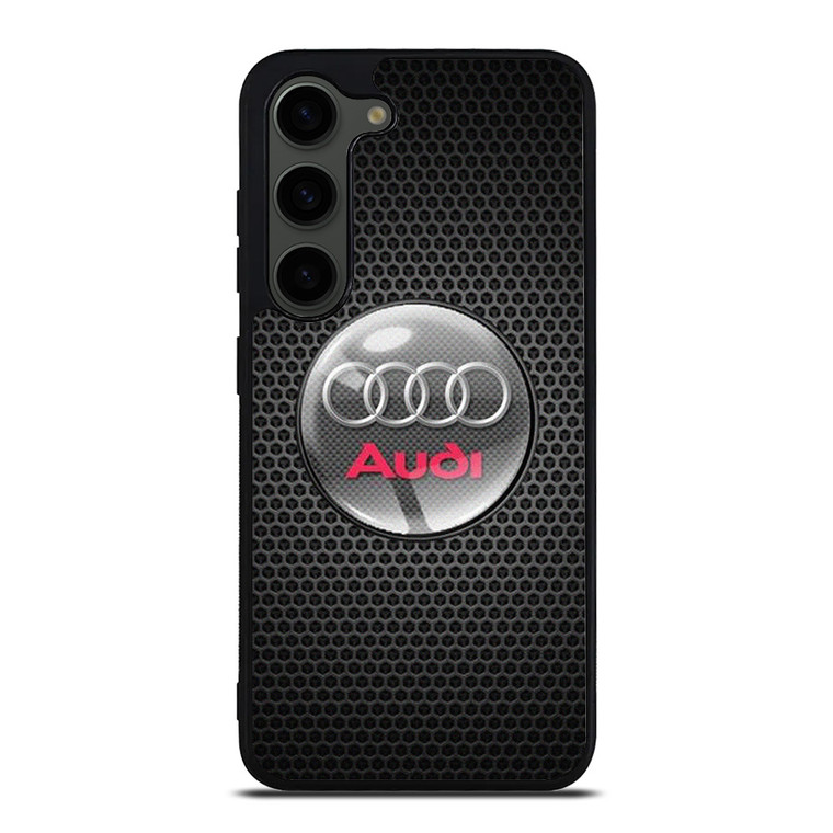 AUDI METAL CARBON EMBLEM  Samsung Galaxy S23 Plus Case Cover