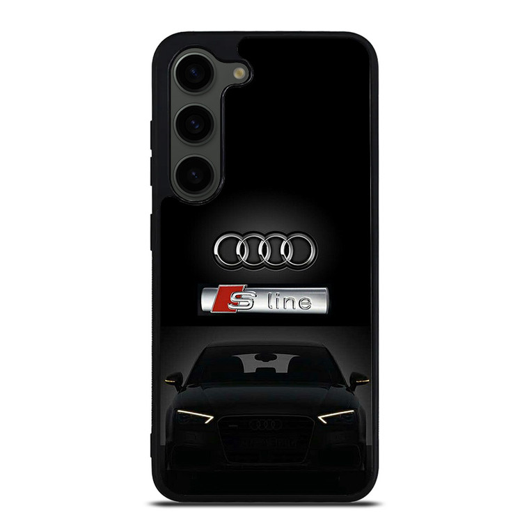 AUDI S LINE CAR EMBLEM  Samsung Galaxy S23 Plus Case Cover