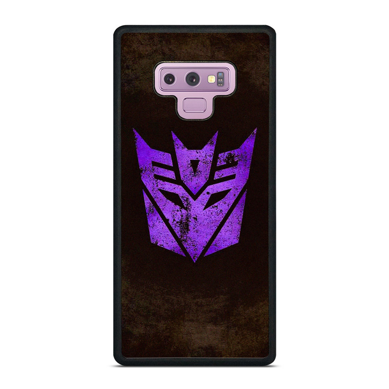 TRANSFORMERS DECEPTICON PURPLE SYMBOL Samsung Galaxy Note 9 Case Cover