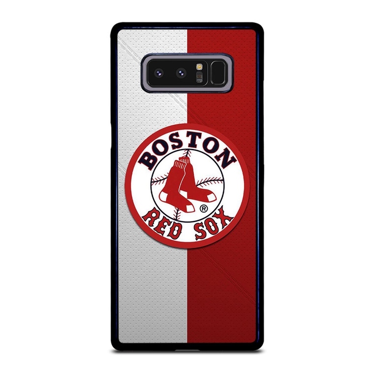 BOSTON RED SOX LEATHER LOGO Samsung Galaxy Note 8 Case Cover