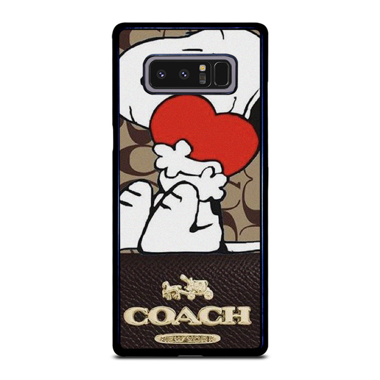COACH NEW YORK SNOOPY Samsung Galaxy Note 8 Case Cover