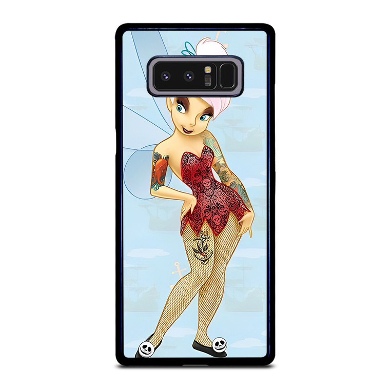 DISNEY TINKERBELL GOTHIC TATOOED CARTOON Samsung Galaxy Note 8 Case Cover