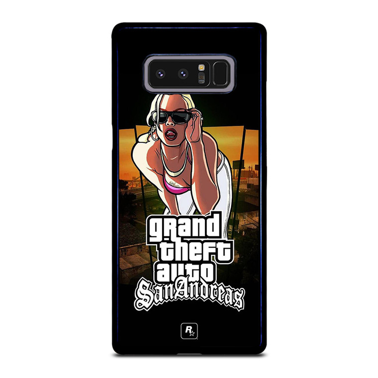 GTA GRAND THEFT AUTO SAN ANDREAS ROCHELLE Samsung Galaxy Note 8 Case Cover