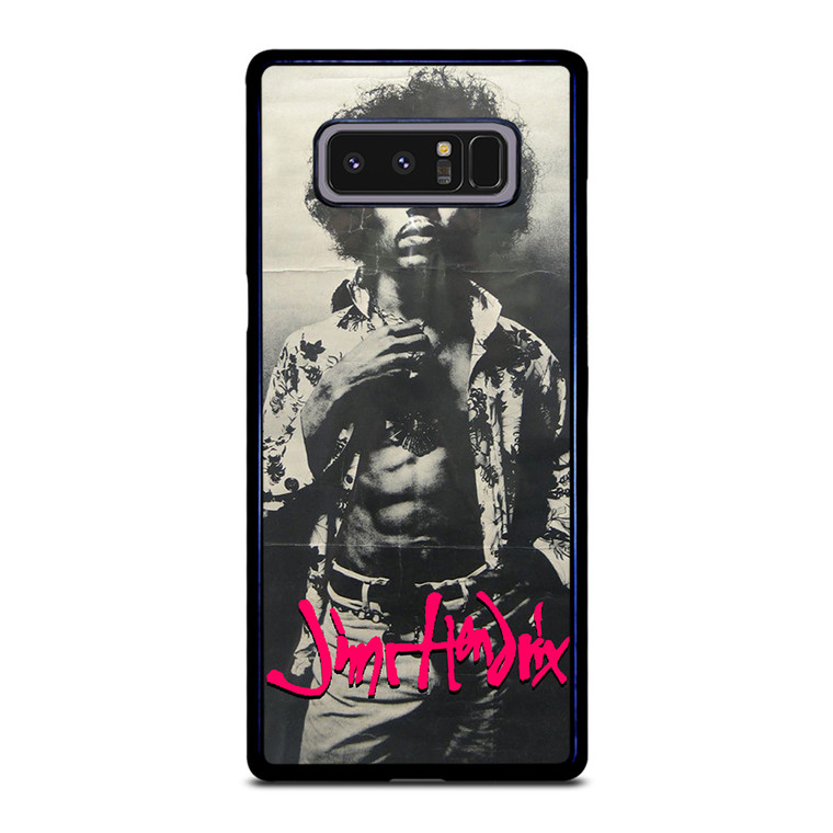 JIMI HENDRIX BLACK WHITE Samsung Galaxy Note 8 Case Cover