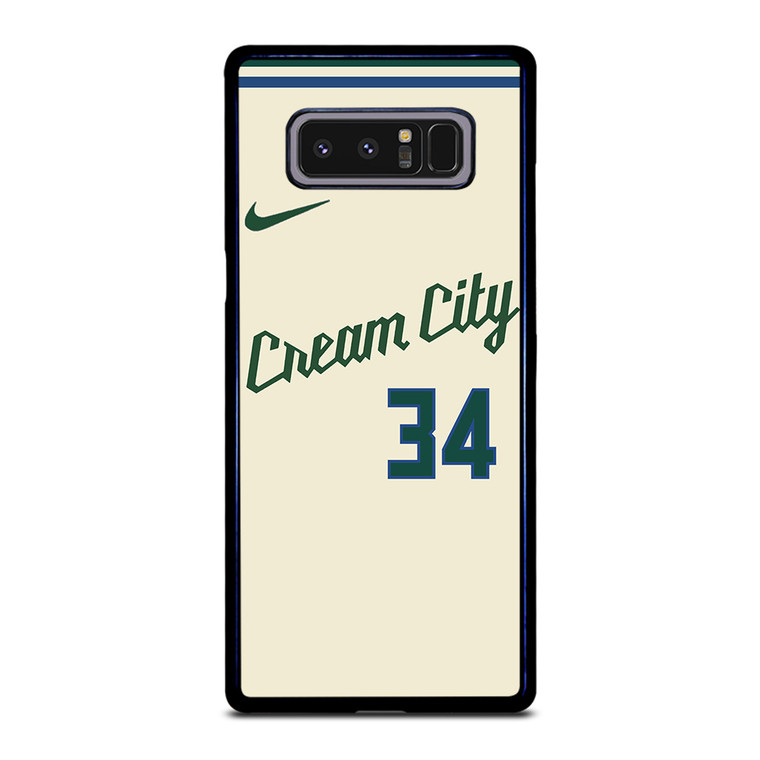 MILAUKEE BUCKS CREAM CITY NBA KIT Samsung Galaxy Note 8 Case Cover