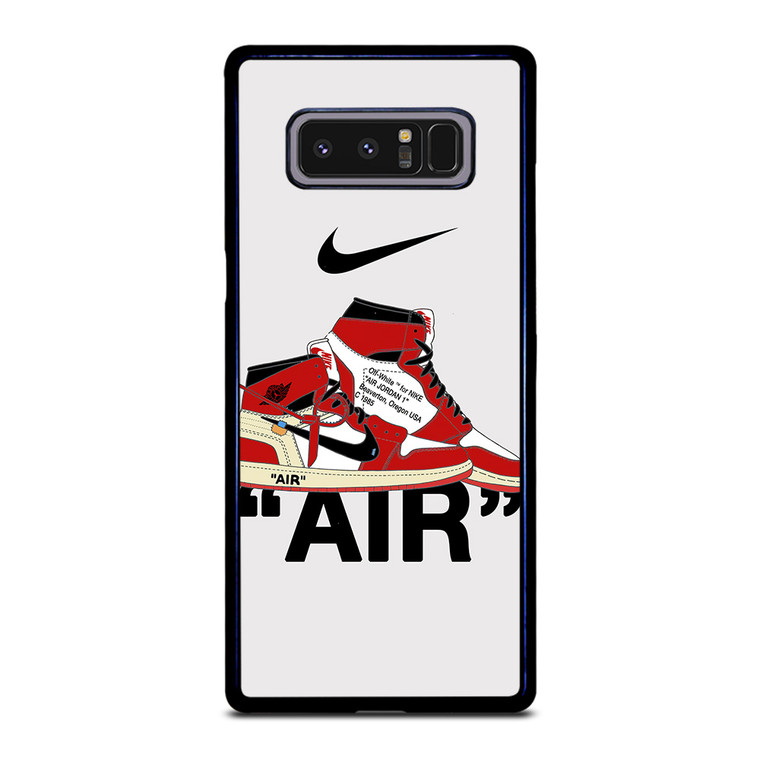 NIKE AIR JORDAN HIGH OFF WHITE Samsung Galaxy Note 8 Case Cover