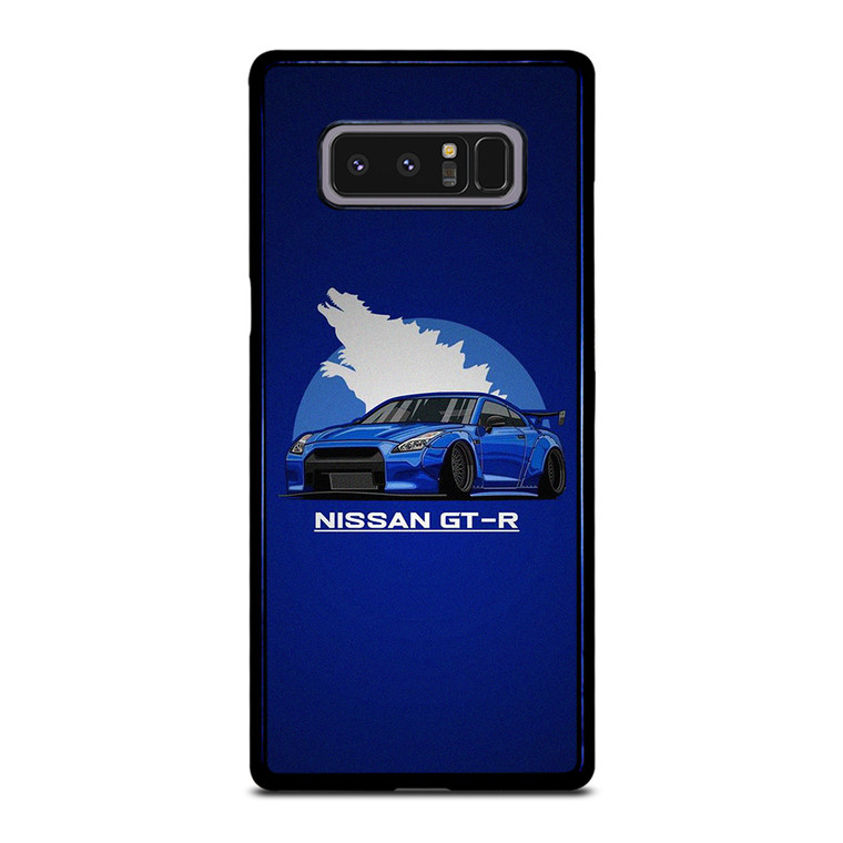 NISSAN GTR CODZILLA CARTOON Samsung Galaxy Note 8 Case Cover