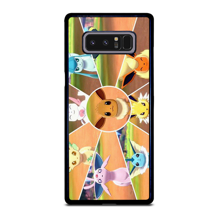 POKEMON EEVEE EVOLUTION COLLAGE Samsung Galaxy Note 8 Case Cover