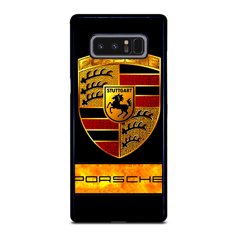 PORSCHE GOLD EMBLEM Samsung Galaxy Note 8 Case Cover