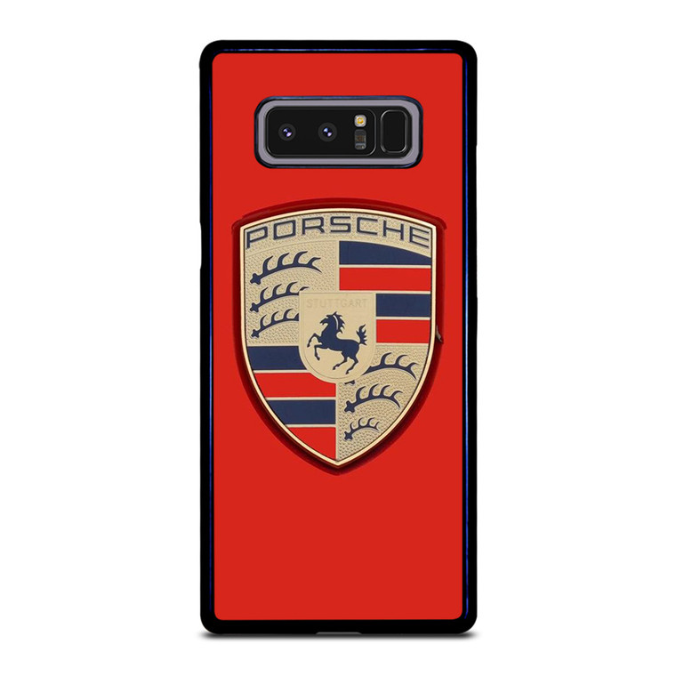 PORSCHE RED EMBLEM Samsung Galaxy Note 8 Case Cover