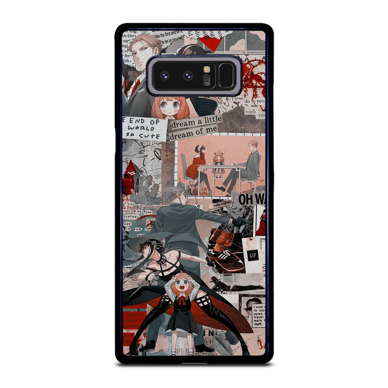 SPY X FAMILY MANGA COLLAGE Samsung Galaxy Note 8 Case Cover