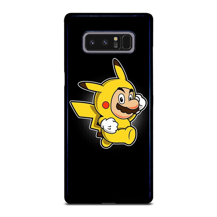 SUPER MARIO BROS X PIKACHU POKEMON Samsung Galaxy Note 8 Case Cover