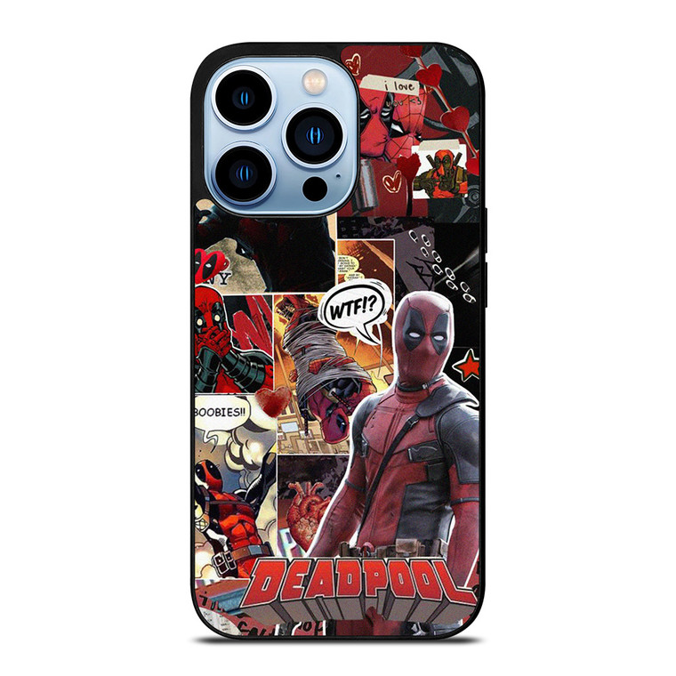 DEADPOOL SUPERHERO COLLAGE iPhone 13 Pro Max Case Cover