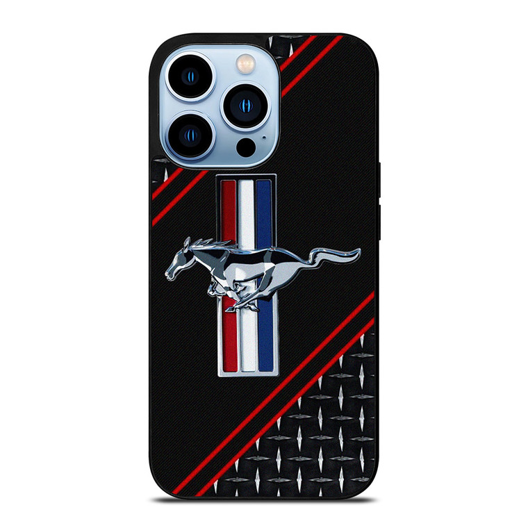FORD MUSTANG METAL EMBLEM LOGO iPhone 13 Pro Max Case Cover