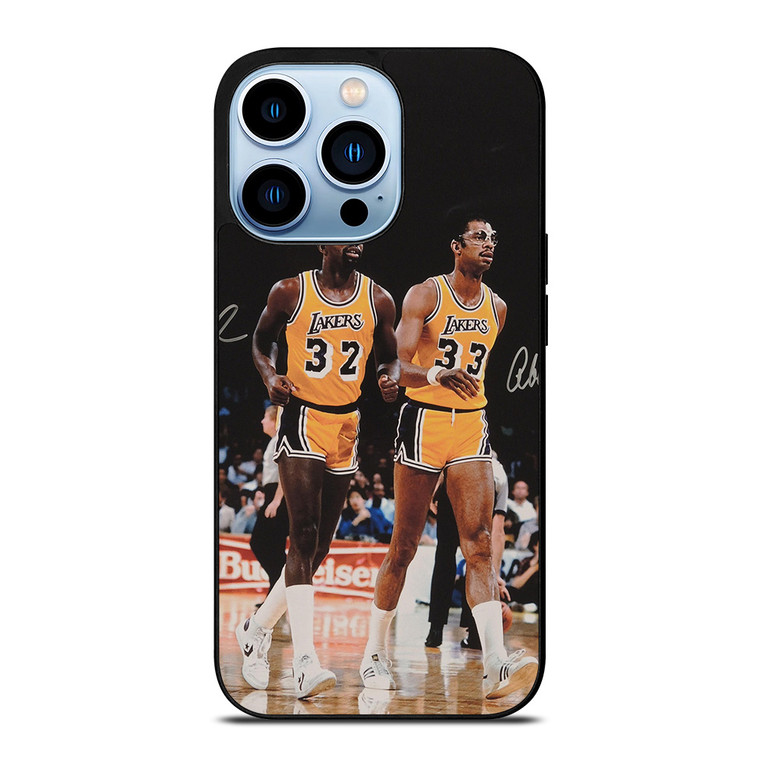 MAGIC JOHNSON X KAREEM ABDUL JABBAR LA LAKERS iPhone 13 Pro Max Case Cover