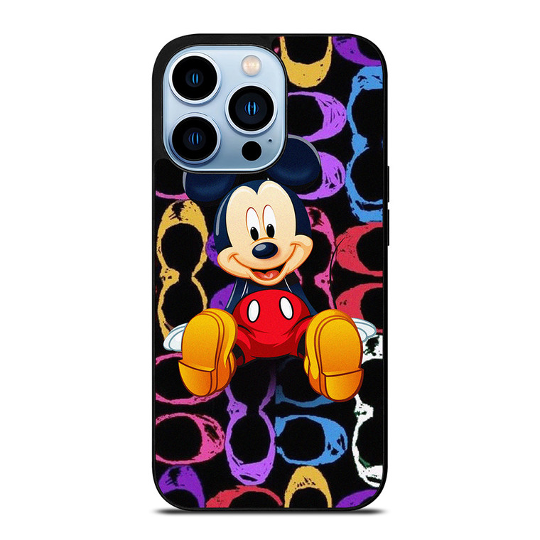 MICKEY MOUSE COACH NEW YORK CUTE iPhone 13 Pro Max Case Cover