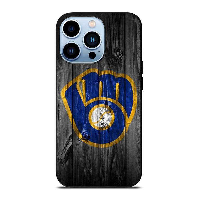 MILWAUKEE BREWERS BASEBALL WOOD LOGO iPhone 13 Pro Max Case Cover MILWAUKEE BREWERS BASEBALL WOOD LOGO iPhone 13 Pro Max Case Cover