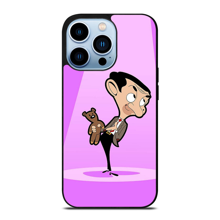 MR BEAN AND TEDDY BEAR CARTOON iPhone 13 Pro Max Case Cover MR BEAN AND TEDDY BEAR CARTOON iPhone 13 Pro Max Case Cover
