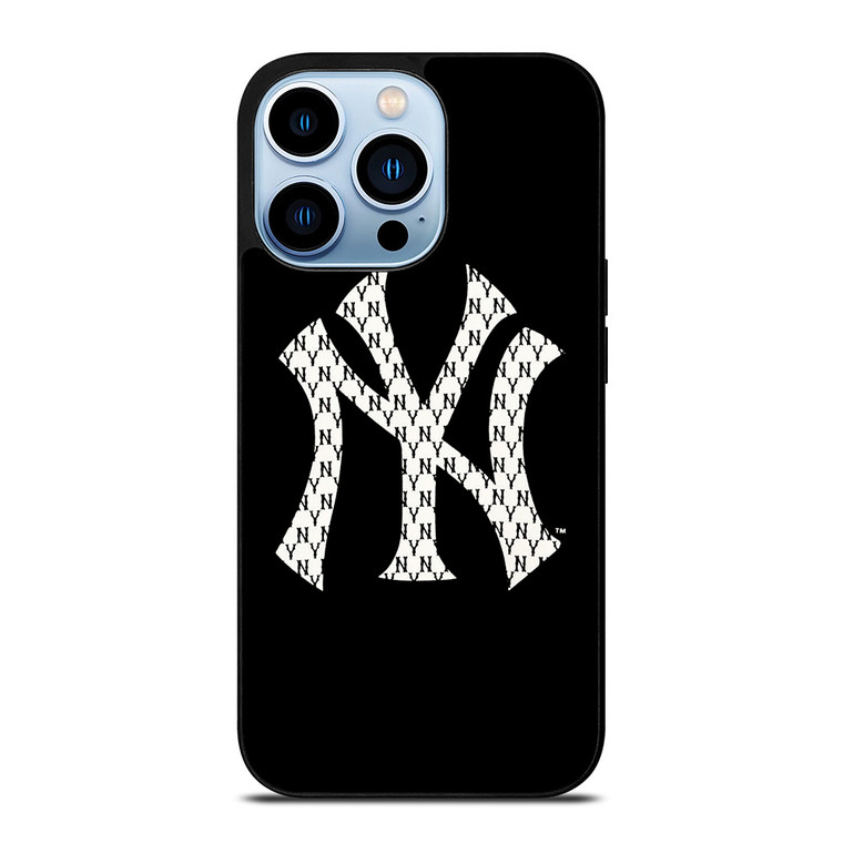 NEW YORK YANKEES NY LOGO PATTERN iPhone 13 Pro Max Case Cover NEW YORK YANKEES NY LOGO PATTERN iPhone 13 Pro Max Case Cover