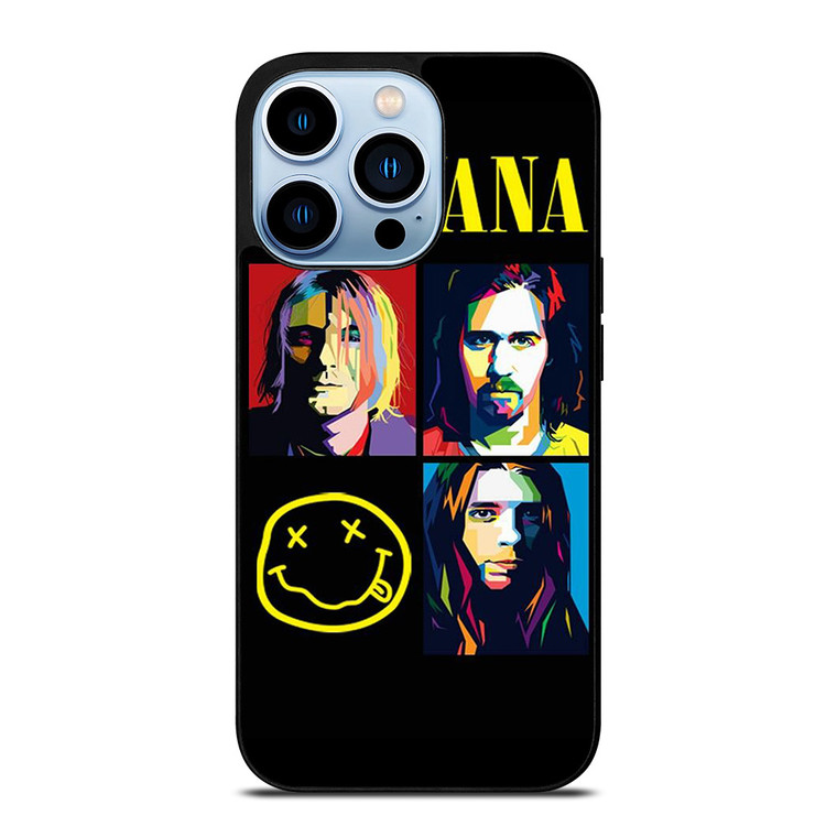 NIRVANA ROCK BAND WPAP iPhone 13 Pro Max Case Cover NIRVANA ROCK BAND WPAP iPhone 13 Pro Max Case Cover